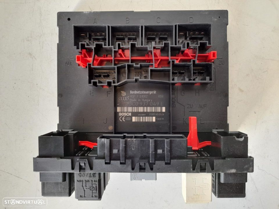 CAIXA FUSÍVEIS MODULO ELETRÓNICO ORIGINAL 3C0937049E VW VOLKSWAGEN GOLF V 5 MK5 GTI - 3