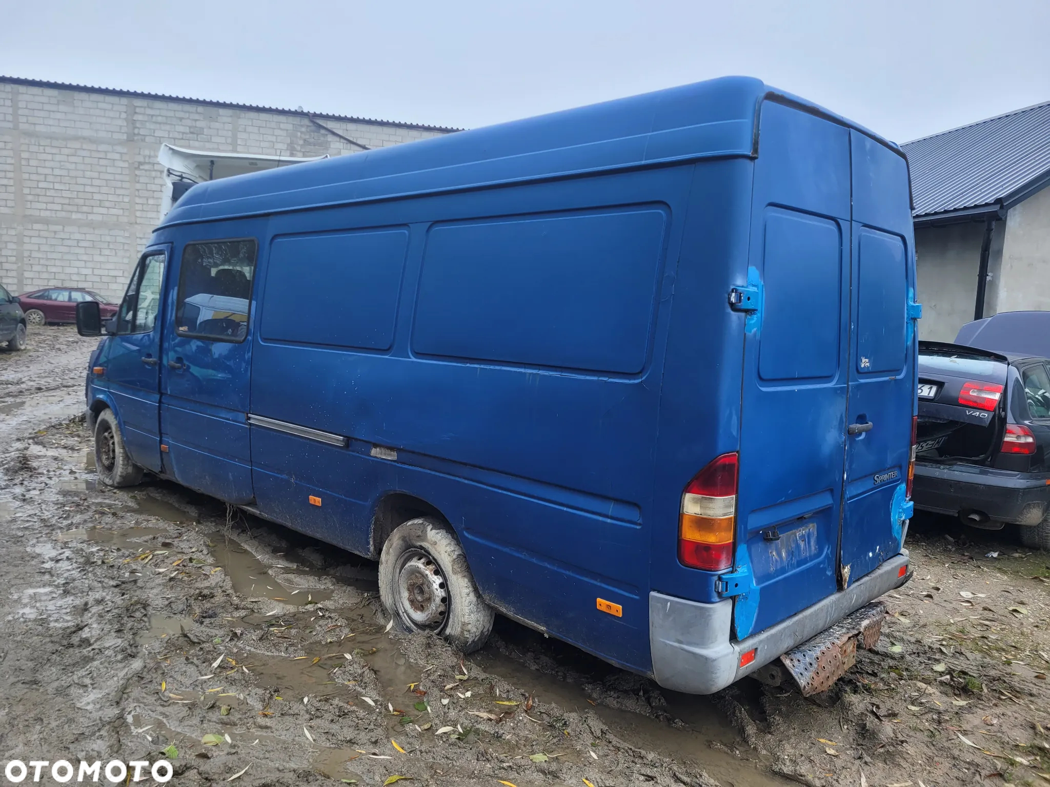 MERCEDES SPRINTER 903 maska pokrywa silnika klapa bagażnika zderzak lampa reflektor pas przedni stop lampy halogeny - 3