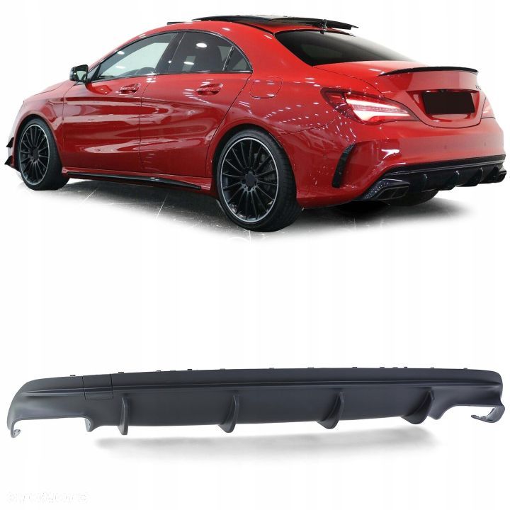DYFUZOR SPOILER DOKŁADKA MERCEDES CLA W117 AMG MAT - 1