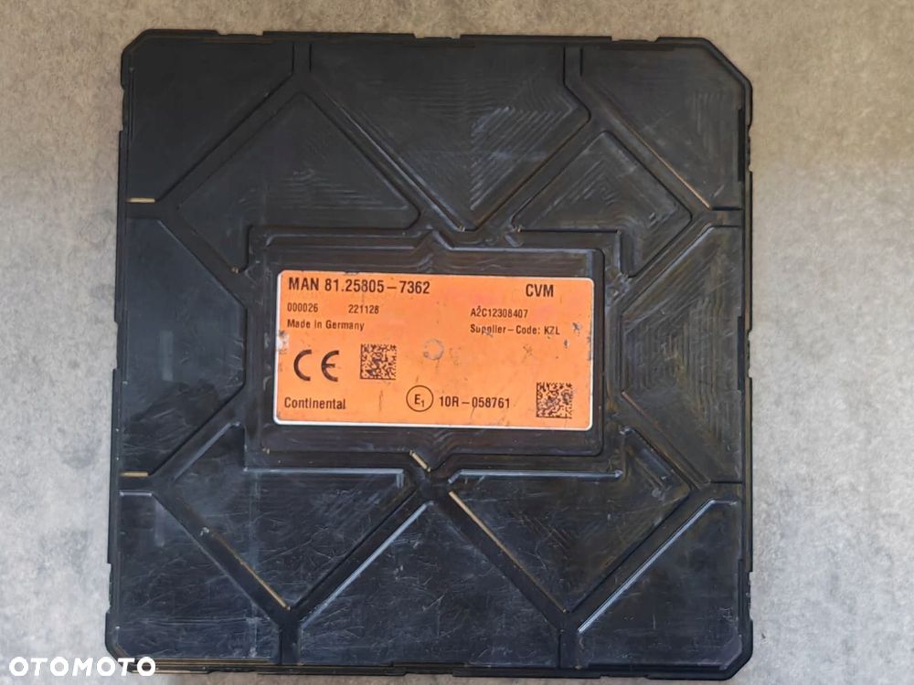 APARAT STERUJĄCY / STEROWNIK / KOMPUTER CVM MAN TGX TGS 81.25805-7362 - 1