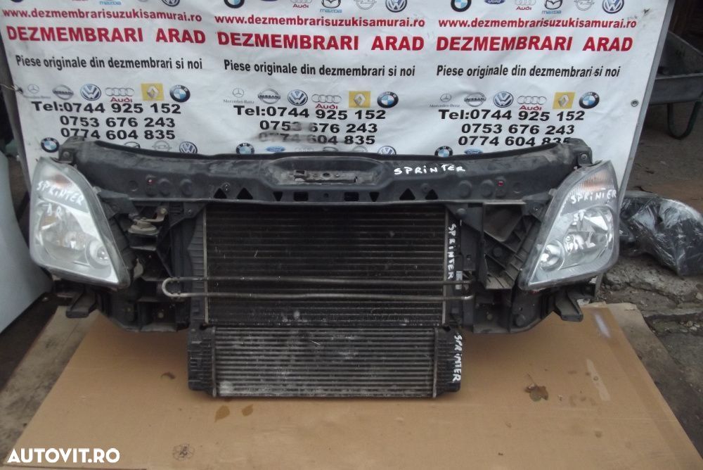 Trager Mercedes Sprinter 2006-2013 calandru radiator apa intercooler - 1
