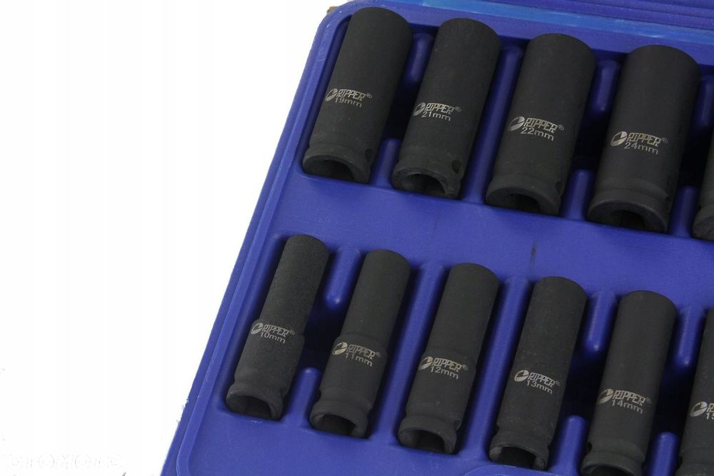 ZESTAW NASADEK UDAROWYCH 1/2" 10-32MM 16PCS RIPPER - 2