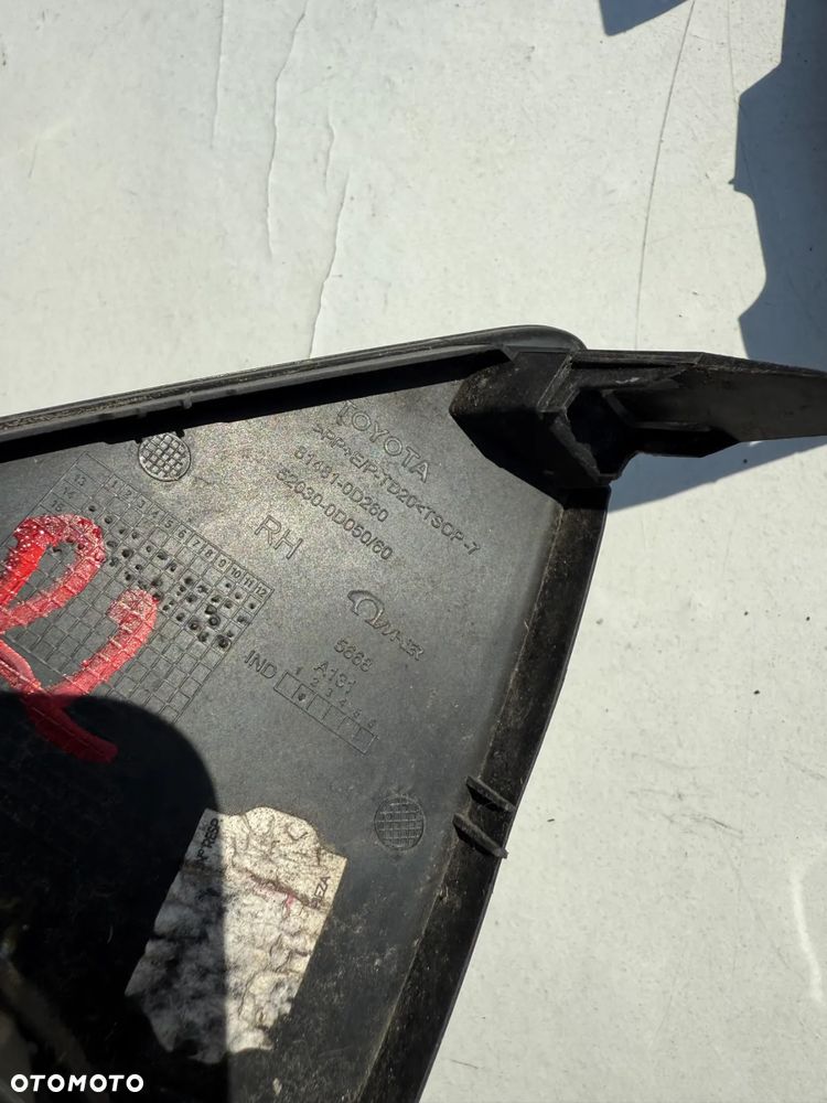 TOYOTA YARIS III KRATKA ZDERZAKA HALOGENU LEWA 81482-0D270 - 3