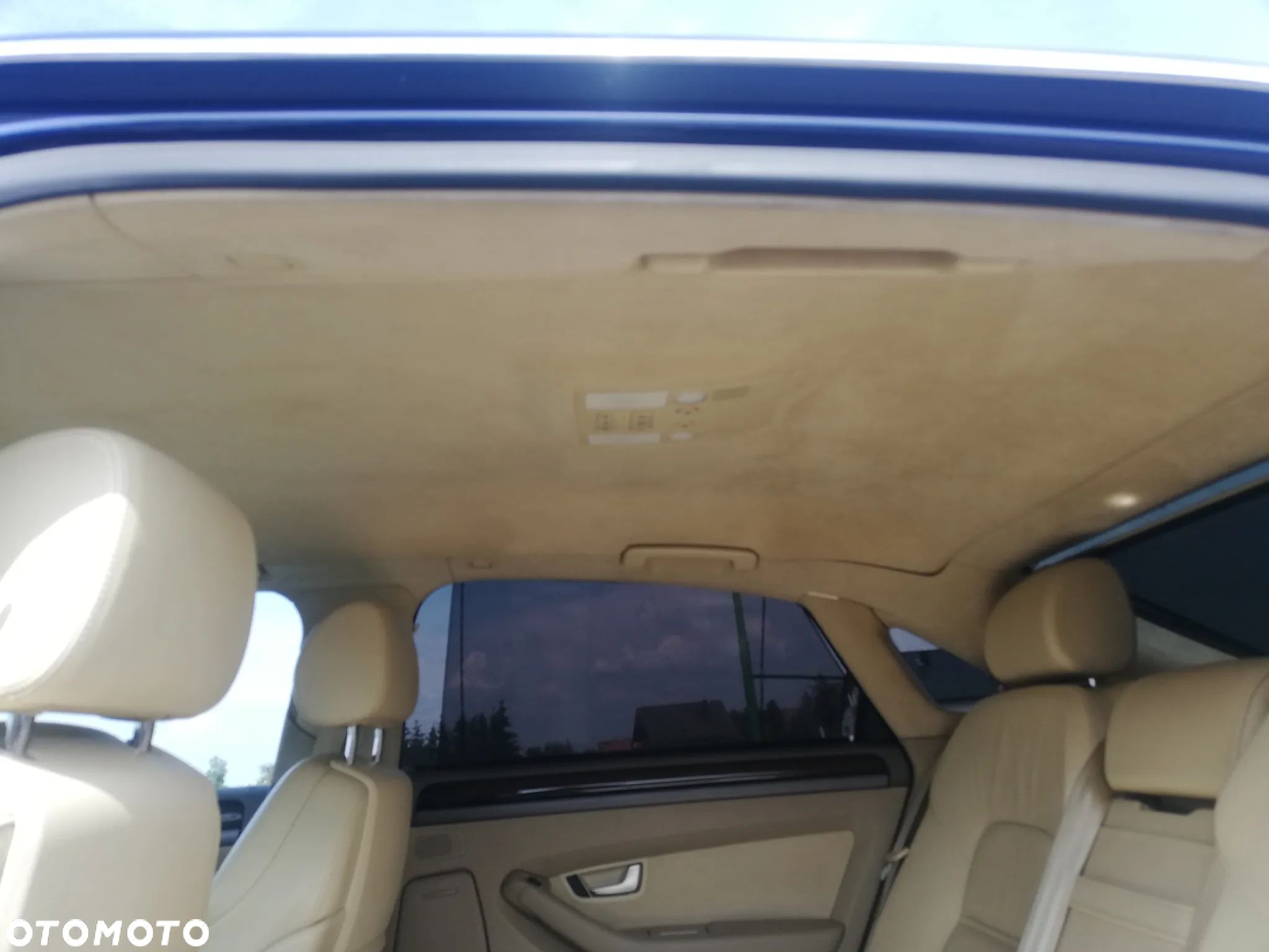 AUDI A8 D3 LONG PODSUFITKA ALKANTARA BANAN KOMPLET do Zmiany Sufitu - 1