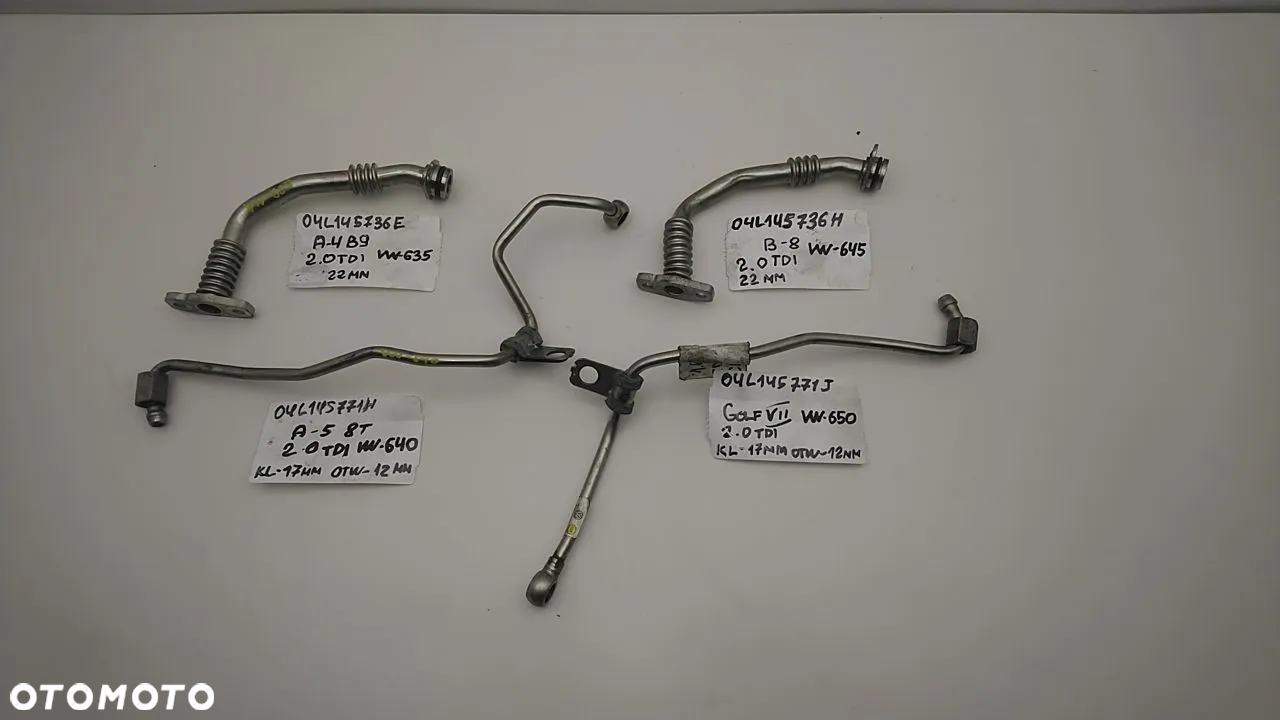 VW AUDI SEAT SKODA RURKA TURBOSPRĘŻARKI - 14