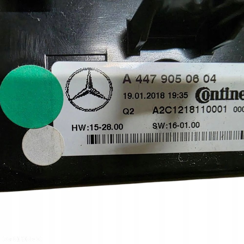 PANEL KLIMATYZACJI NAWIEWU MERCEDES V-KLASA VITO W447 A4479050604 - 4