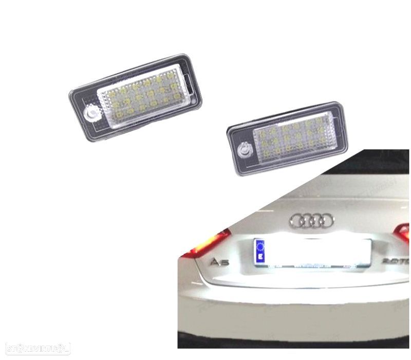 LUZES DE MATRICULA LED AUDI Q7 06-12 - 1