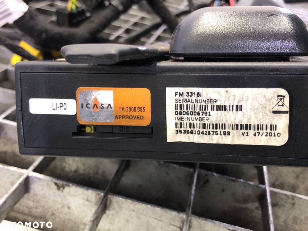 RADIO NAWIGACJA ANTENA WYŚWIETLACZ ZESTAW  PEUGEOT 308 I (4A_, 4C_) 2007 - 2016 1.6 16V 88 kW [120 - 16