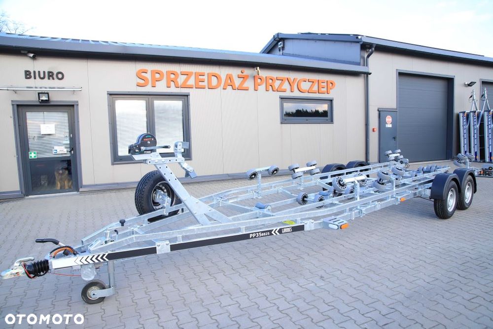 Lorries Przyczepa Podłodziowa PP35-8825 Do Łodzi Max 8,6 M DMC 3500 kg Tylne Lampy LED - 3