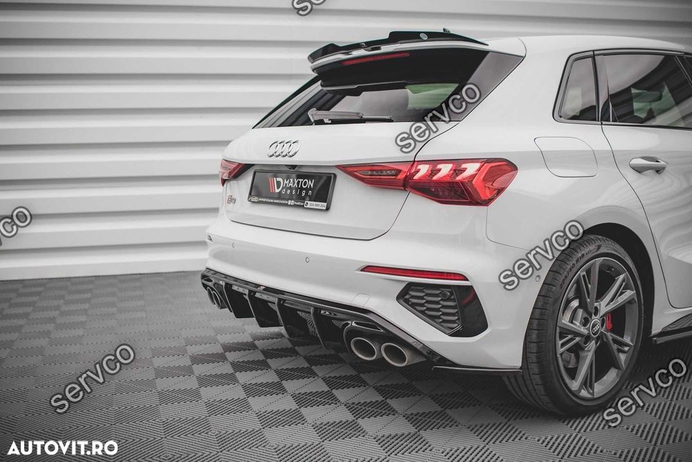 Difuzor bara spate Audi A3 Sline S3 Sportback 8Y 2020- v13 - Maxton - 3