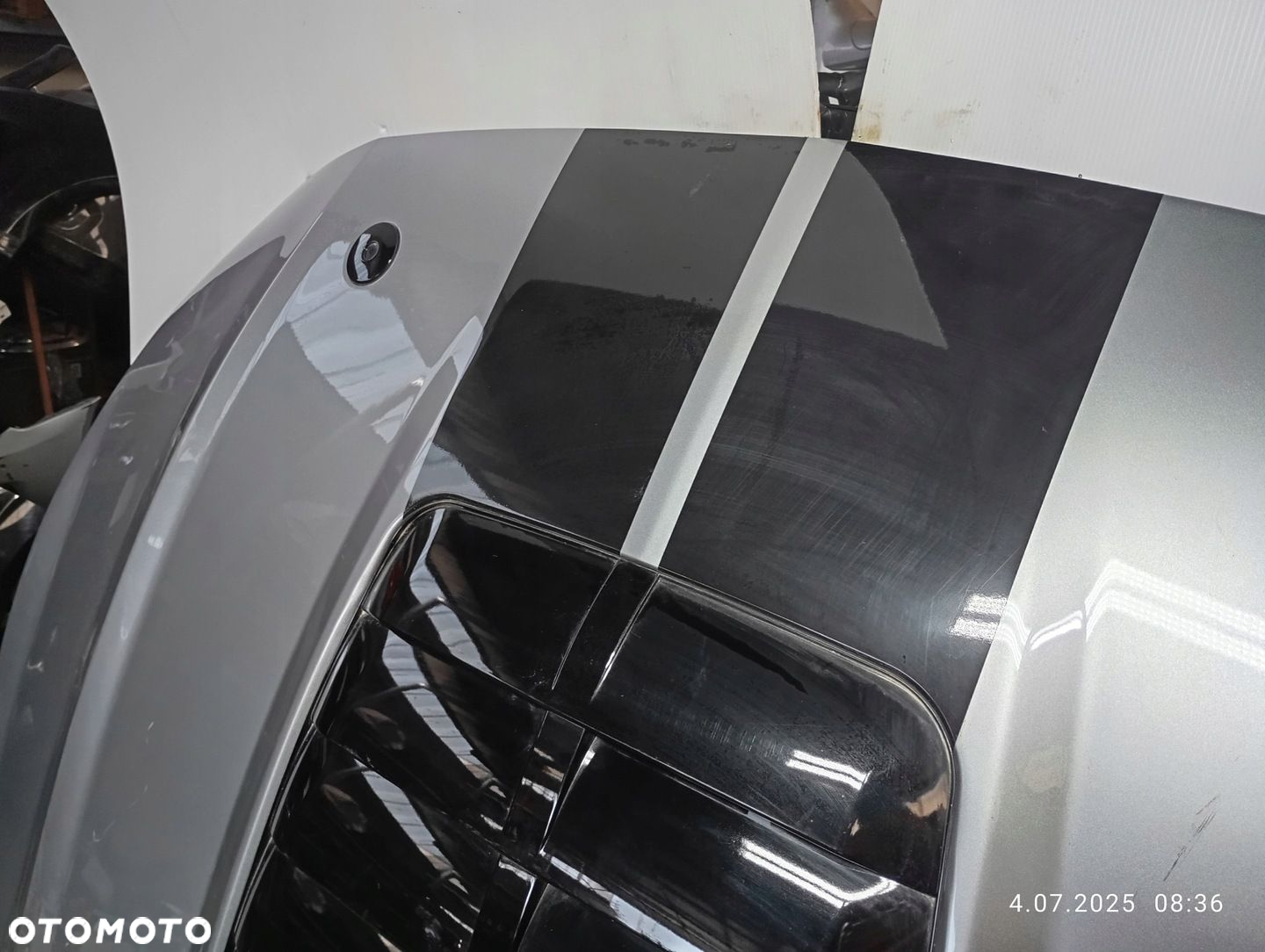 MASKA POKRYWA SILNIKA ALU FORD MUSTANG GT500 STYL 2018-2023 - 5