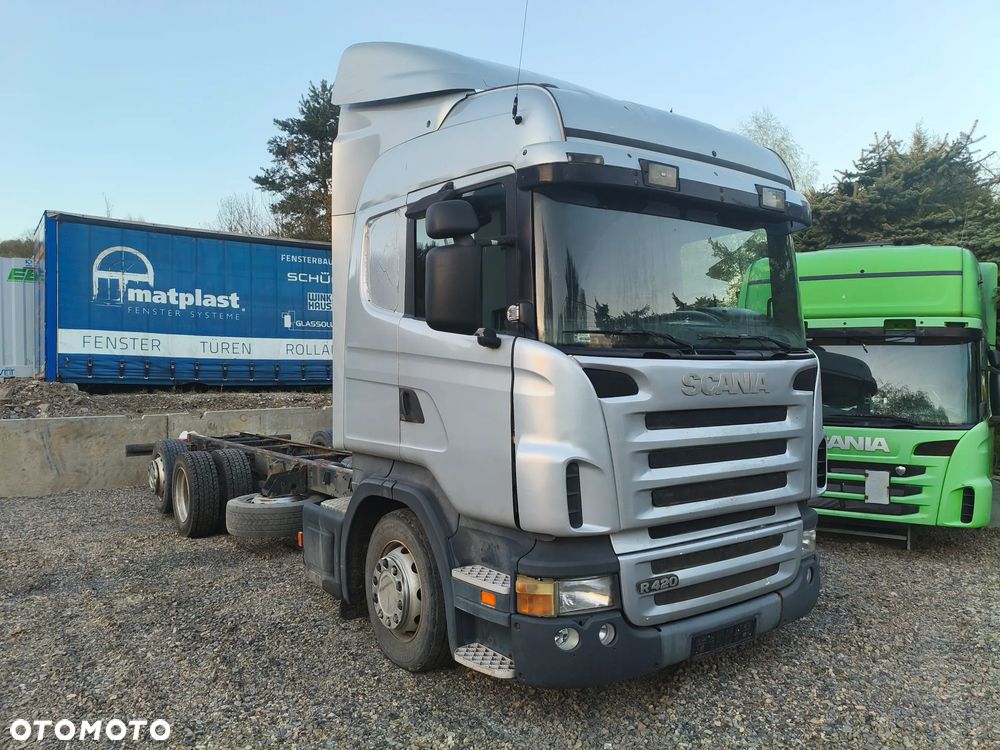 Scania R420 analog tacho klima retarder mega 6x2 pod lawetę pomoc drogowa - 6