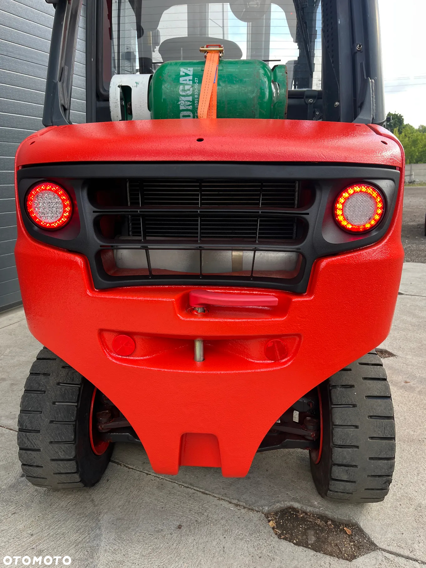 Linde H35-T Gaz LPG TRIPLEX kabina przesuw boczny  oświetlenie drogowe - 12