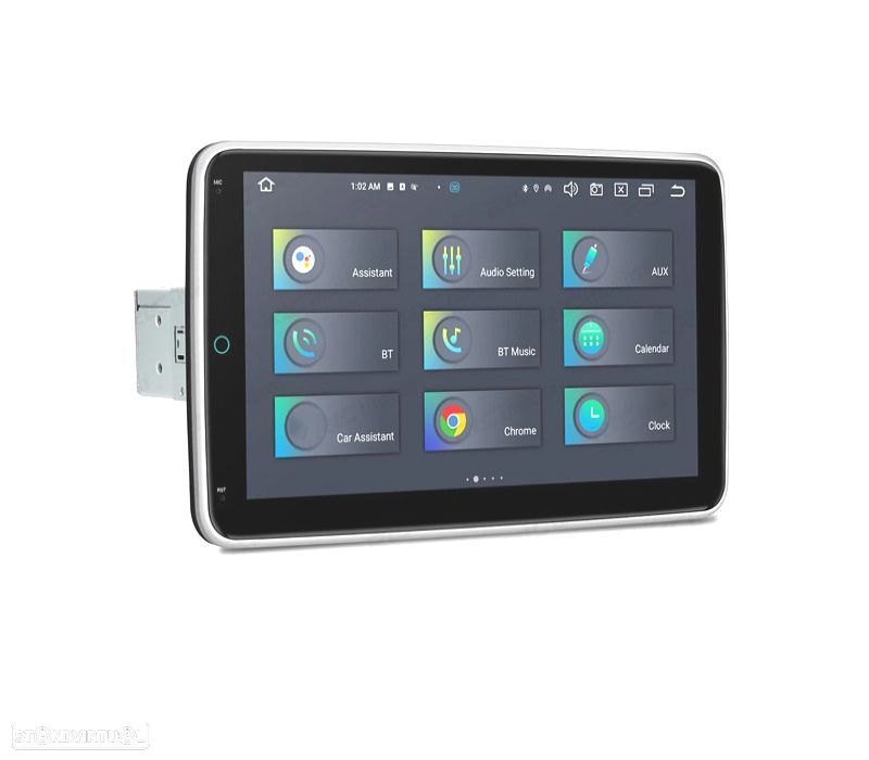 AUTO RADIO GPS 1DIN ANDROID 12 LCD TÁCTIL 10" CARPLAY USB DUAL ZONE - 2