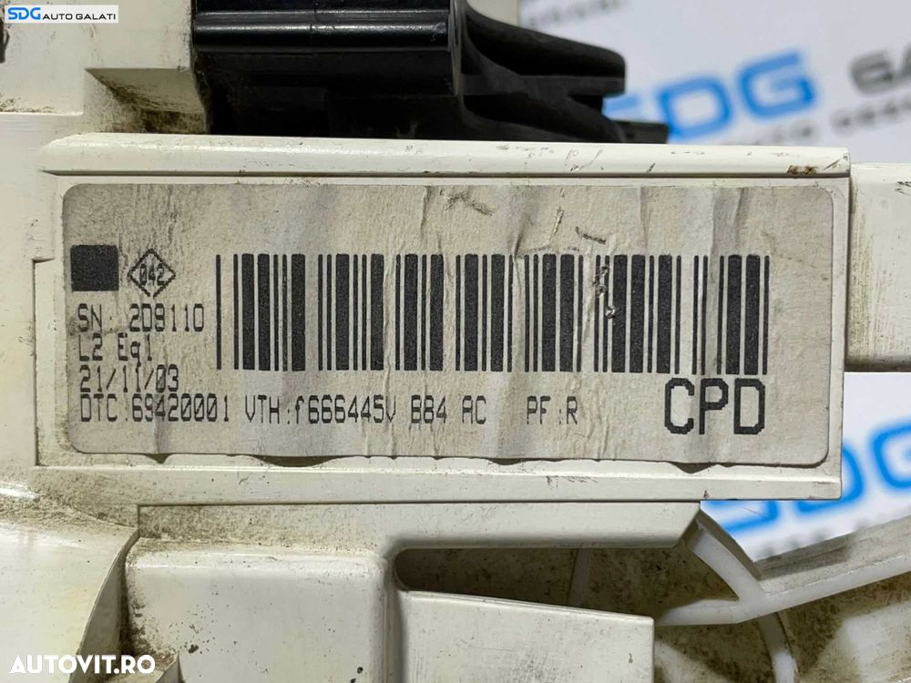 Panou Comanda AC Aer Conditionat Clima Climatronic Renault Megane 2 2002 - 2008 Cod 69420001 [L2834] - 2