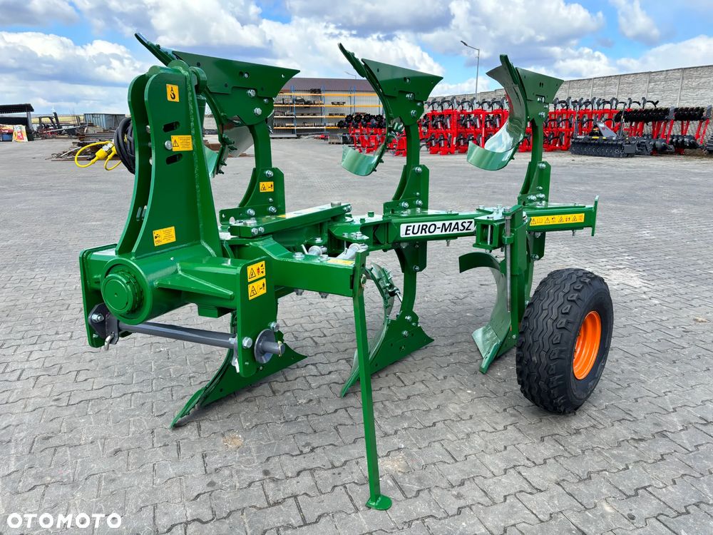 PŁUG OBROTOWY jednobelkowy ZABEZPIECZENIE ZRYWALNE/ kołkowe/ śrubowe odkładnice Kvernelanda 18" siłownik liniowania/kostka pamięci / krój - 10