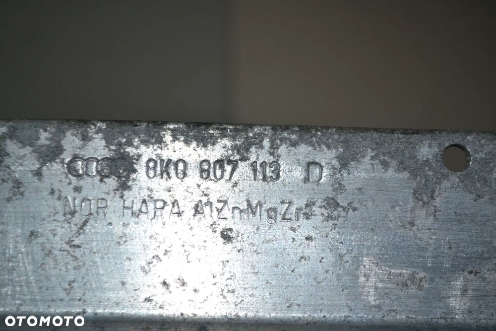 AUDI A4 B8 A5 BELKA POD ZDERZAK PRZÓD PRZEDNI WZMOCNIENIE KPL 8K0807113D - 3