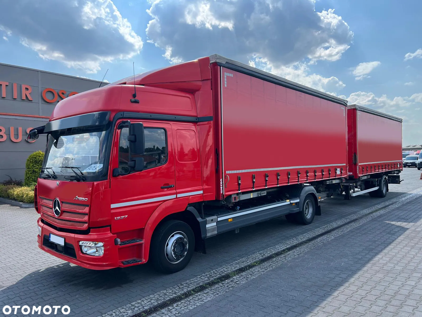 Mercedes-Benz ATEGO 1227 EURO 6 BDF FIRANKA PLANDEKA WYMIENNA ZABUDOWA - 2