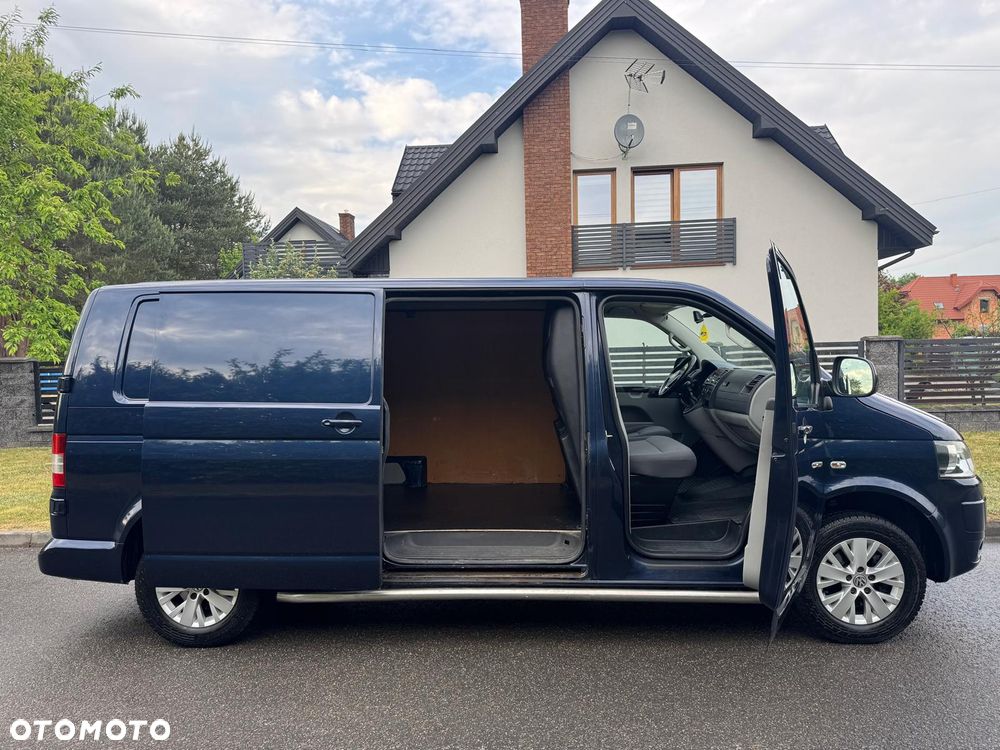 Volkswagen TRANSPORTER T5 L2H1 LIFT Długi Klima Elektryka Tempomat Furgon 3os. Rury Hak Pdc - 16