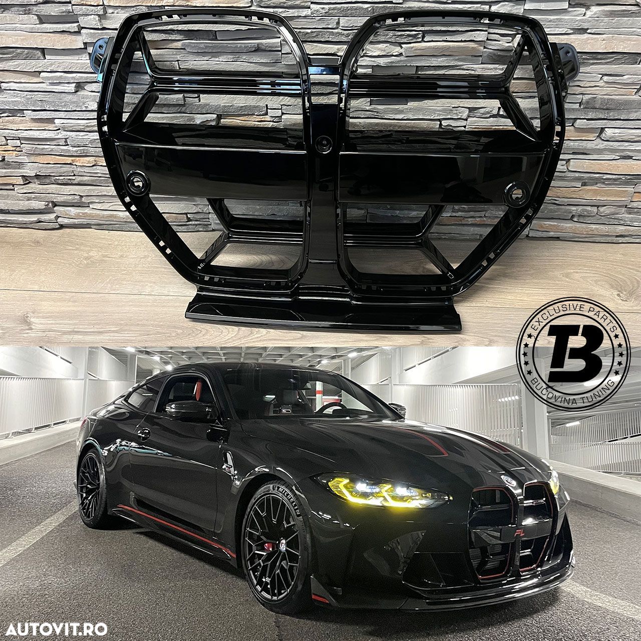 Grila compatibila cu BMW M4 G82 CS Design - 1