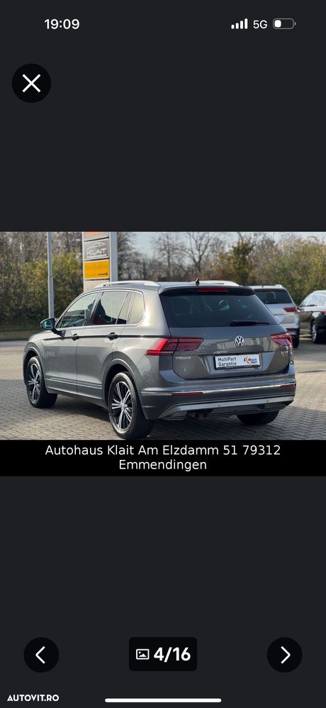 Volkswagen Tiguan 2.0 TDI SCR 4MOTION (BlueMotion Techn.) DSG Highline - 26