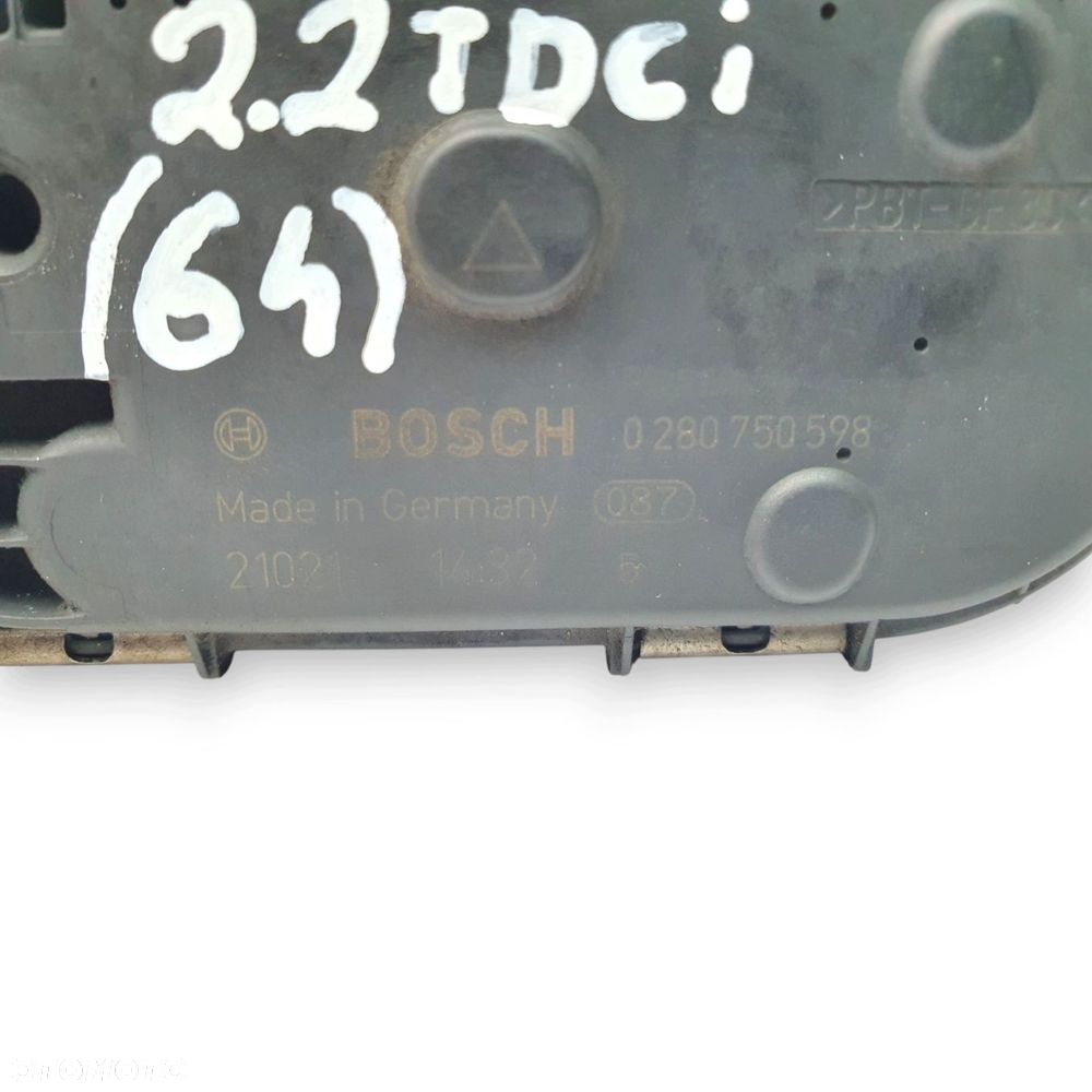 PRZEPUSTNICA Ford Transit Custom 2.2 TDCi BOSCH 0280750598 BK2Q-9E926-AC - 9