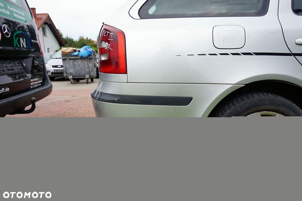 ZDERZAK TYLNY OCTAVIA II 1Z3 KOMBI 9102  SREBRNY SKODA 2004-2008 - 5