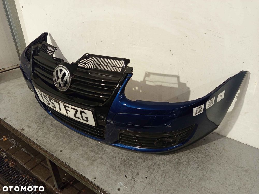 + ZDERZAK PRZÓD PRZEDNI VW VOLKSWAGEN GOLF 5 V GT GTI LD5Q GRANAT GRANATOWY SPRYSKIWACZE LAMP XENON HALOGENY - 2