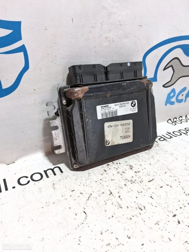 .Centralina Original Motor Siemens BMW Mini Cooper One W10B16 1.6i 120cv 7 536 024 / S118012001 - 6
