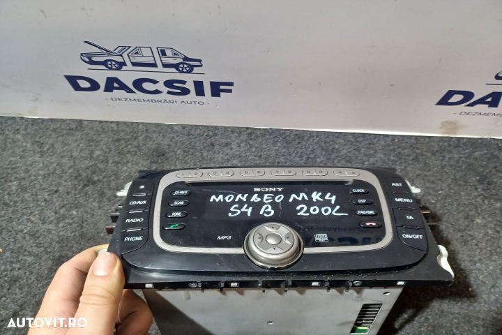 Radio cd A12021515 7S7T-18C939-AF 7S7T18C939AF Ford Mondeo MK4 [2007 - 1