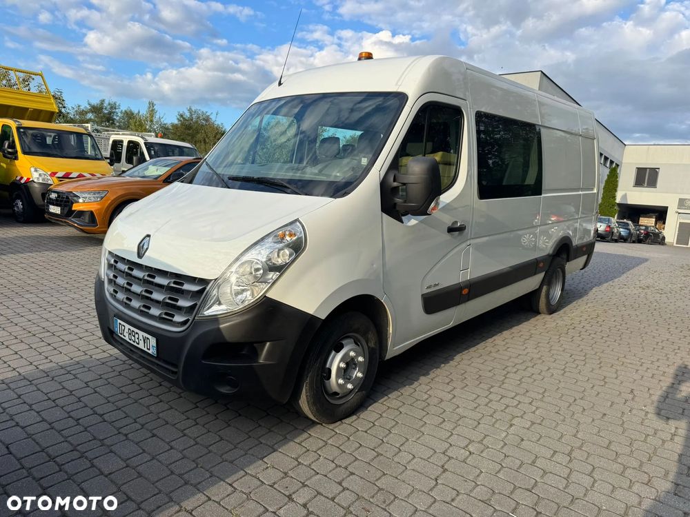 Renault Master L3H2 Brygadówka Bliźniak 2015r. Klima 7 Osobowa 3.5t Na Haku - 1