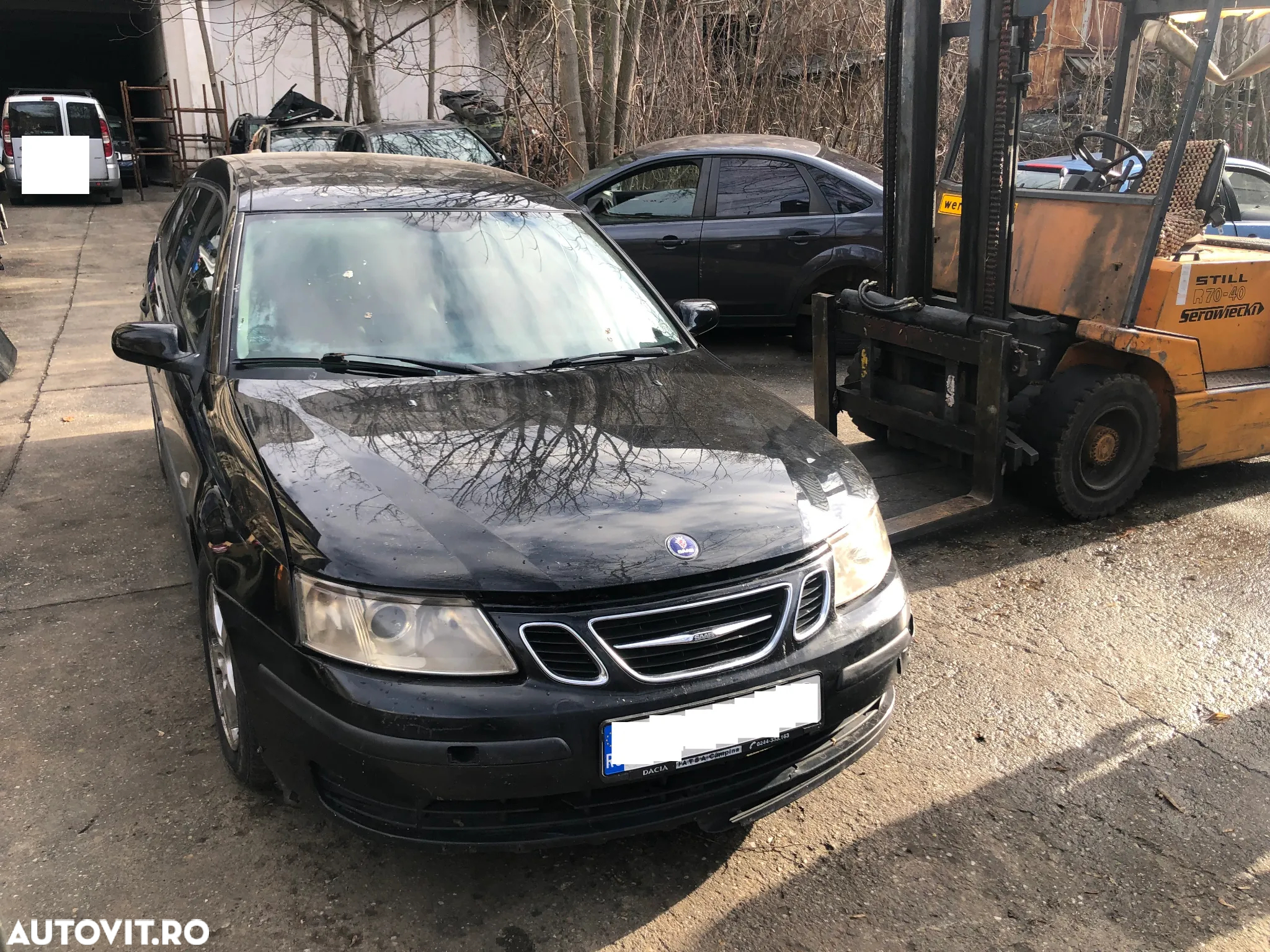 Oglinda dreapta electrica fata SAAB 93 2006 negru - 4
