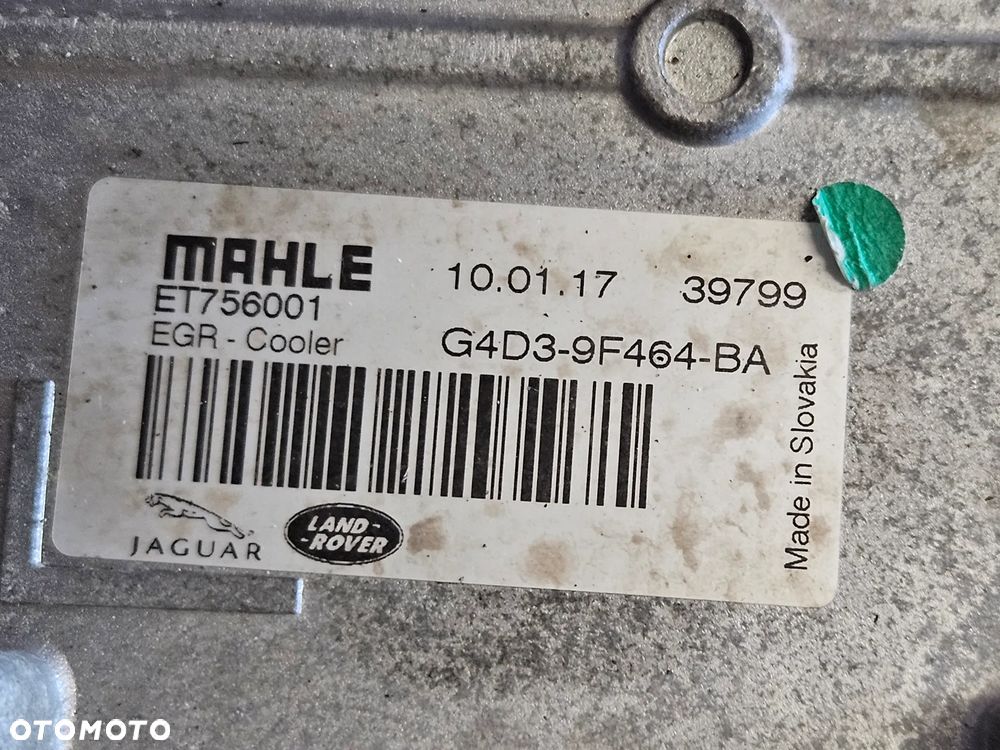 Land Rover Discovery Sport L550 2.0 D chłodnica spalin EGR G4D3-9F464-BA - 2