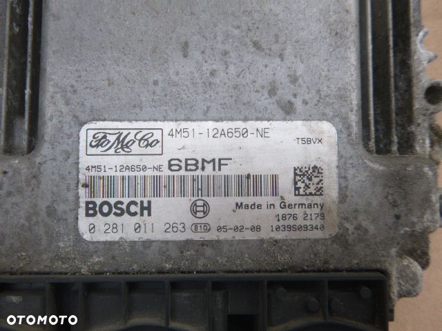 ZESTAW STARTOWY FORD FOCUS C-MAX MK1 1.6 TDCI 0281011263 - 5