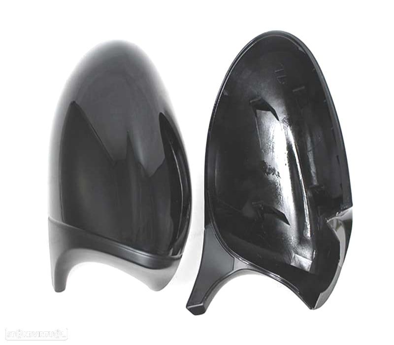 CAPAS ESPELHOS RETROVISORES LOOK M3 E90 E92 E82 E88 E91 E93 PRETO BRILHANTE - 3