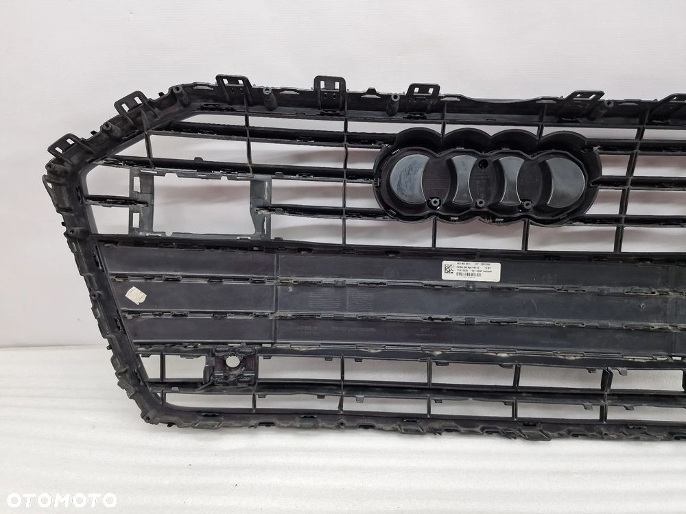 AUDI A6 C8 S-LINE 4K0 18- ATRAPA / GRILL PRZEDNI PRZÓD NA PDC , POD RADARY WERSJA BLACK / CZARNY , NR 4K0853651C , NR AUKCJI GL162 - 18