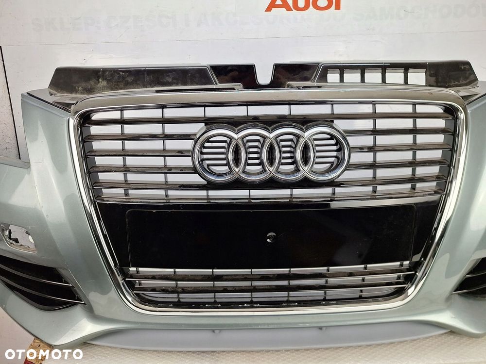 ZDERZAK AUDI A3 8P S-LINE PO LIFCIE 2008-2012 LIFT ORYGINAŁ GRILL ATRAPA - 2