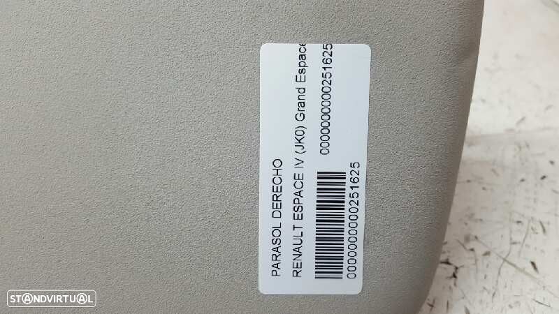 PÁLA DO SOL DIREITA RENAULT ESPACE IV (JK0) GRAND ESPACE PRIVILEGE - 3