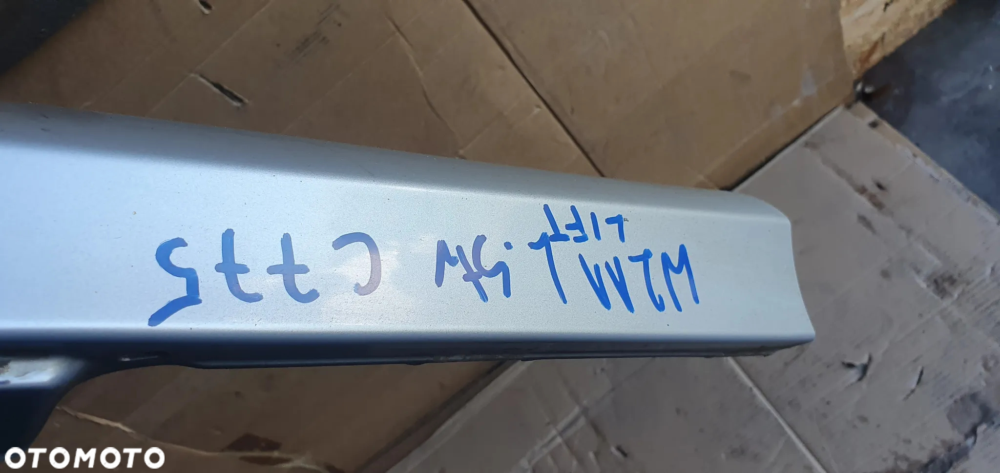 Nakładka listwa progowa osłona lewa Mercedes E-Klasa W211 Lift Kombi C775 A2116980354 - 7