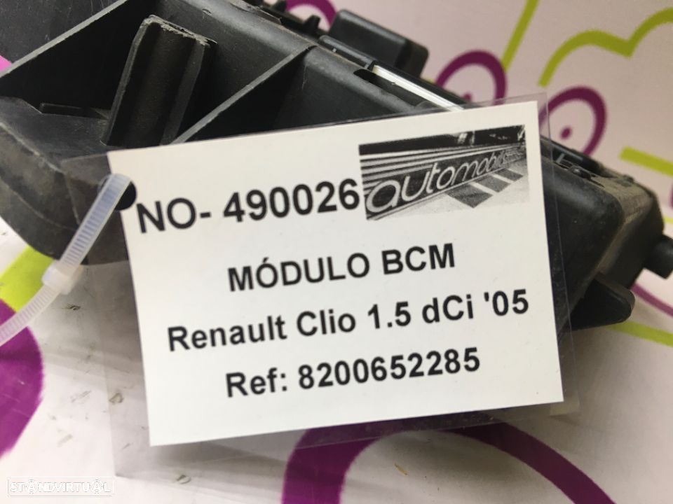Módulo BCM Renault Clio III 1.5 dCi 86 Cv de 2005- Ref: 8200652285 - NO490026 - 3