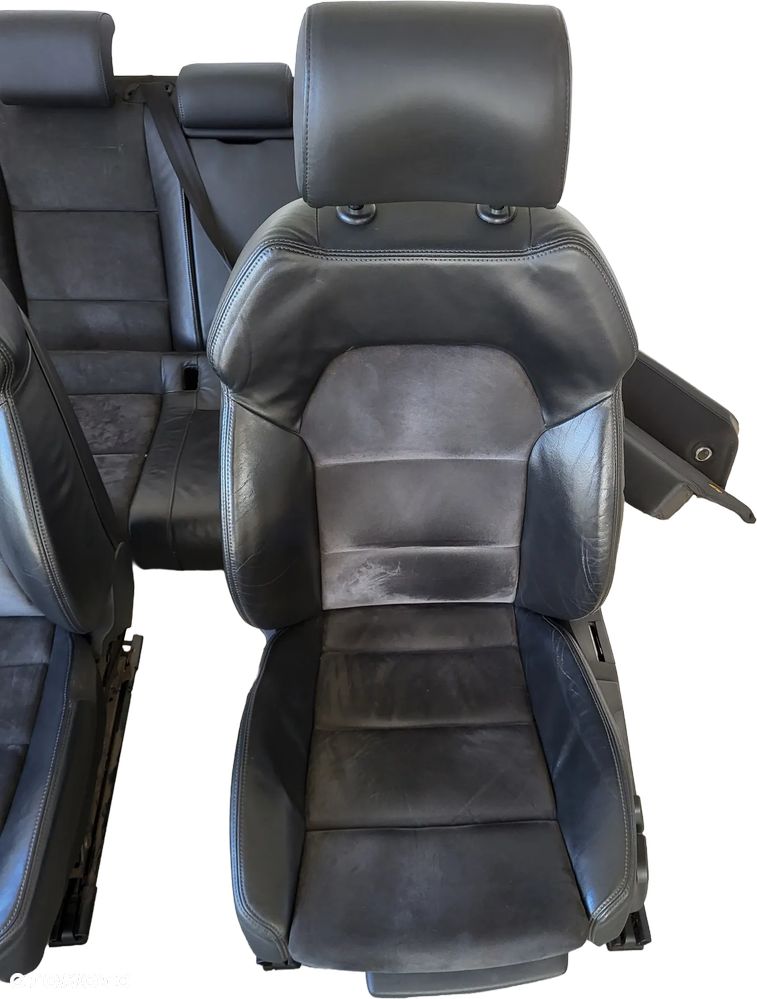 AUDI A6 C6 LIFT FOTELE PRZÓD KANAPA ALKANTARA BOCZKI PAMIEĆ ELEKTRYCZNE - 3