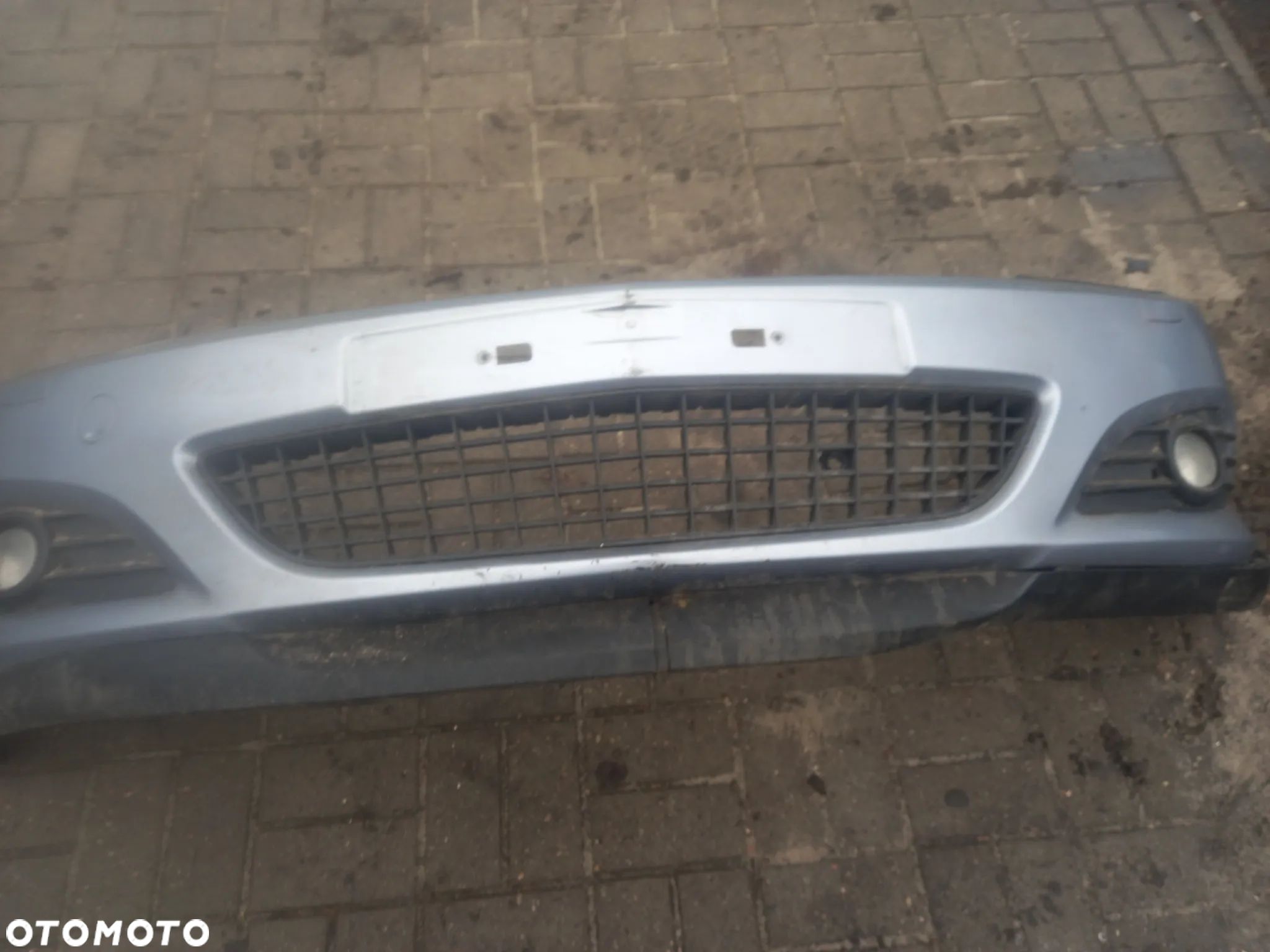 OPEL ASTRA 3 H GTC ZDERZAK PRZÓD SREBRNY HALOGENY - 1