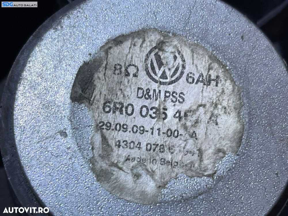 Boxa Difuzor Usa Portiera Fata Volkswagen Polo 6R 2010 - 2014 Cod 6R0035453A [D0570] - 5