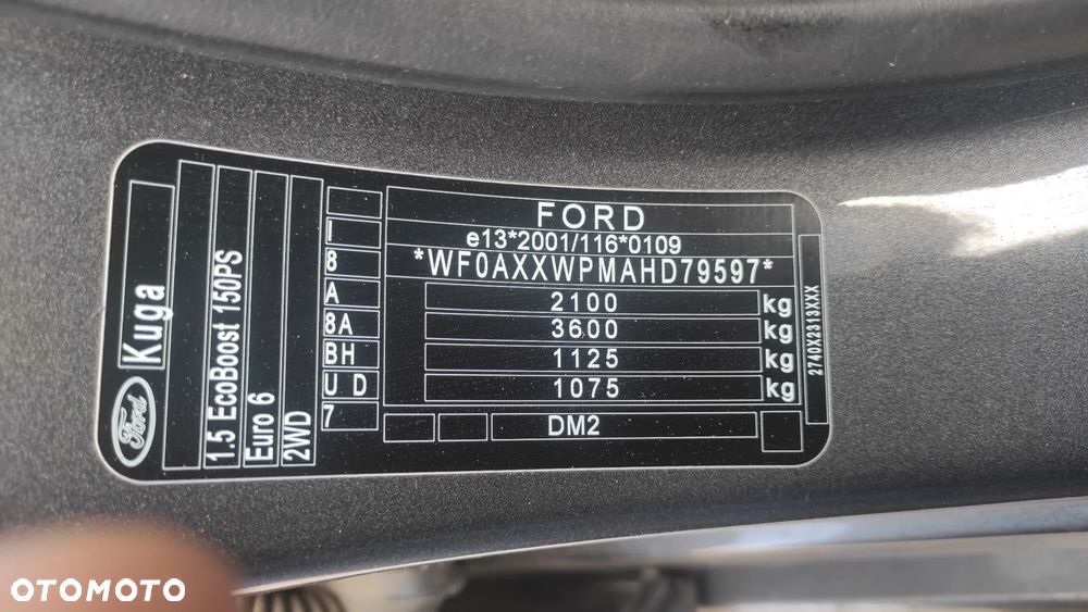 Ford Kuga 1.5 EcoBoost FWD ST-Line ASS MMT6 - 13