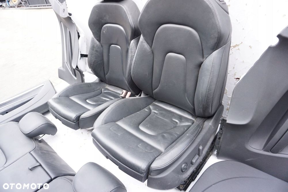 FOTELE SIEDZENIA SKÓRA EL GRZANE AUDI A5 8T COUPE - 7