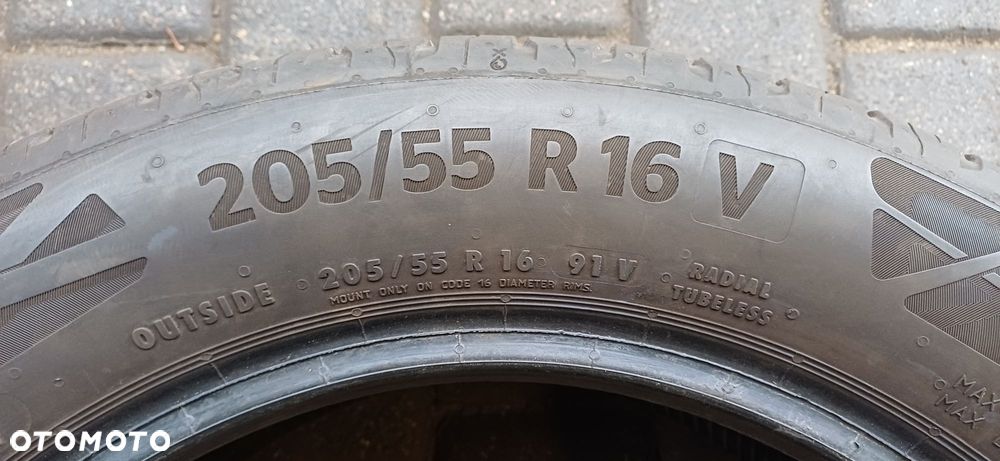 CONTINENTAL 205/55R16 91V , pojedyńcza opona letnia. - 5