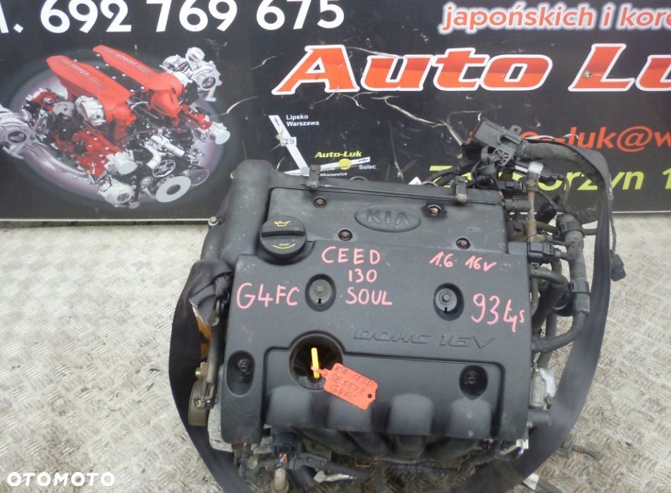 SILNIK KIA CEED SOUL I30 1.6 16V G4FC 93 TYS - 1