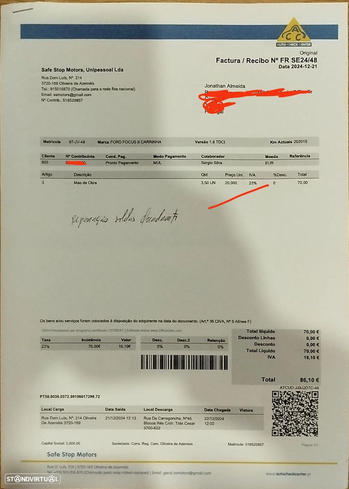 Ford Focus SW 1.6 TDCi Titanium DPF - 15