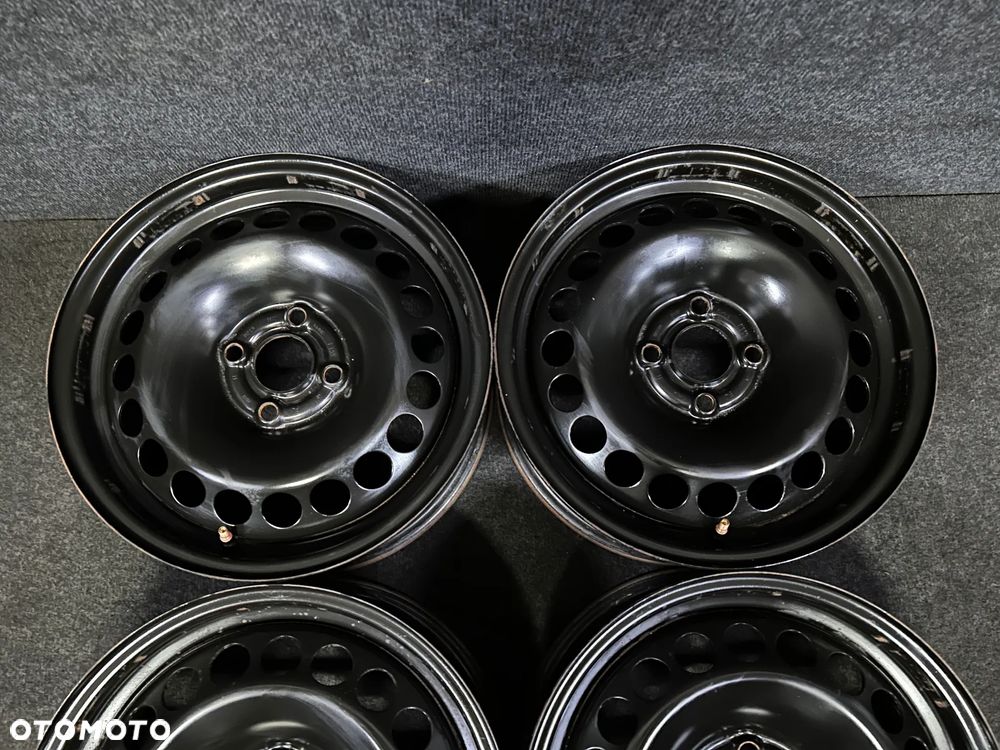 Felgi Stalowe z oryginalnymi Kołpakami Opel Corsa E, D 15 cali 4x100 4szt. Ładne z czujnikami! - 8