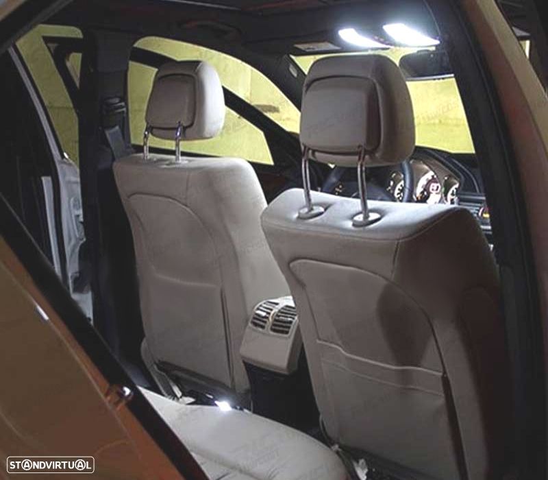 KIT COMPLETO DE 24 LÂMPADAS LED INTERIOR PARA MERCEDES CLASE S W220 1999-2005 - 3
